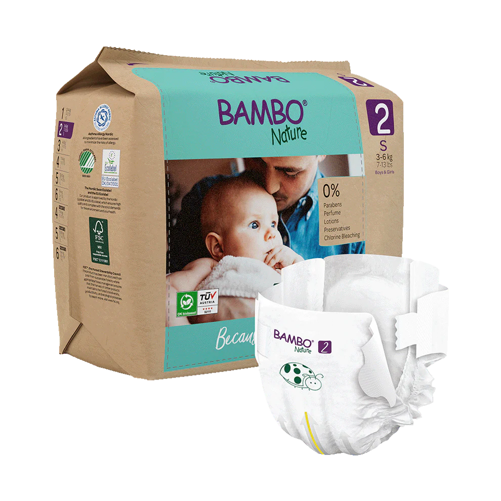 Bambo Nature 2, (3-6 kg / 7-13 lbs), 30 buc.